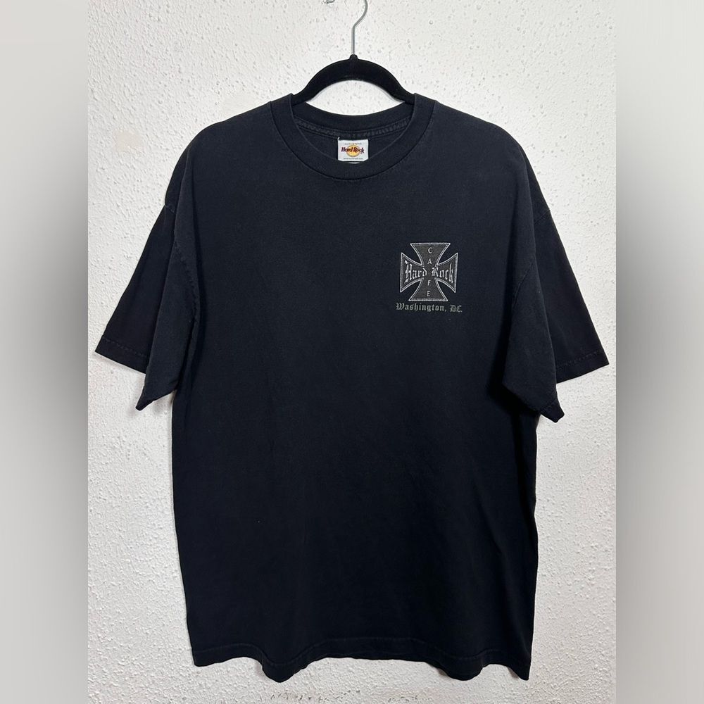 Hard Rock Cafe Black Short Sleeve Tee size XL 1971 Rock Hard Roll Hard